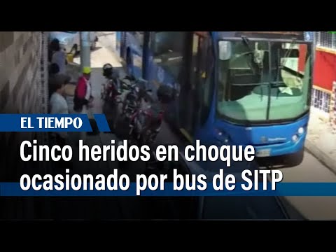 Bus de SITP embistió tres automóviles, en Ciudad Bolívar | El Tiempo