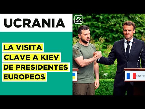 Visita clave en Ucrania: Presidentes de Europa visitan Kiev en medio de guerra con Rusia
