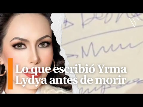 Lo que escribió Yrma Lydya antes de morir