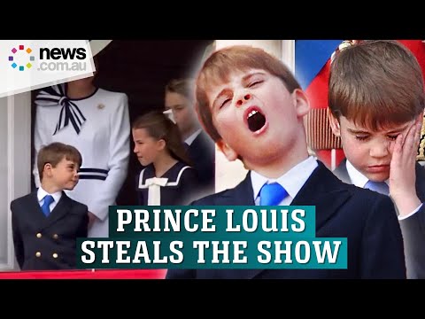 Prince Louis steals show from Princess Kate with hilarious balcony dance