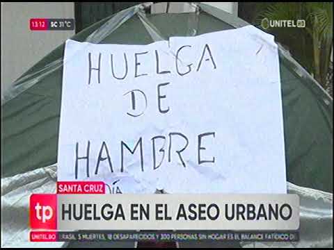 01052024 NELSON VILLANUEVA HUELGA Y PARO DE 72 HORAS EN EL ASEO URBANO UNITEL