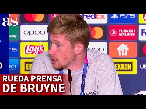 FINAL CHAMPIONS LEAGUE | CITY VS. INTER | Rueda de prensa DE BRUYNE | AS