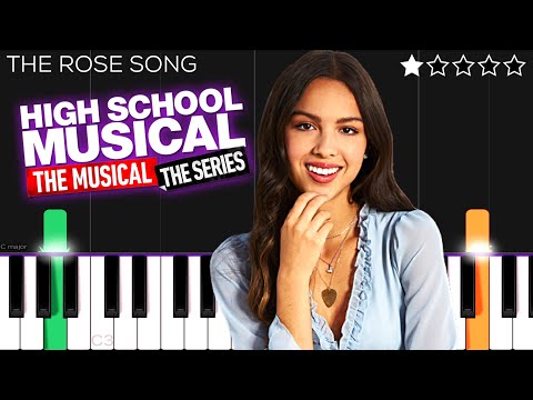 Olivia Rodrigo - The Rose Song (HSMTMTS) | EASY Piano Tutorial