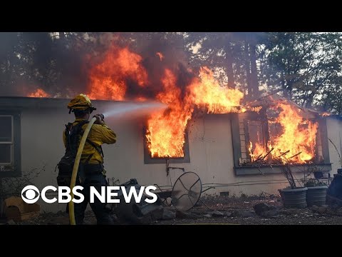 Latest on the wildfires raging in Canada and California