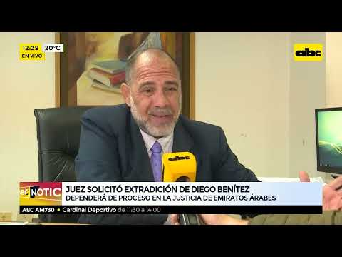 Juez solicitó Extradición de Diego Benítez