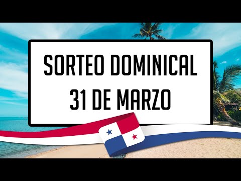 Resultados Lotería de Panamá Domingo 31 de Marzo de 2024 - Lotería nacional de Panamá de hoy