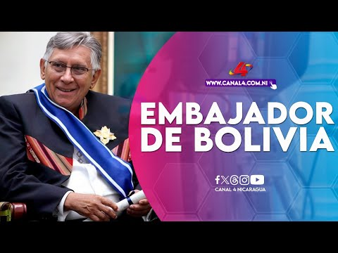 Cancillería de Nicaragua condecora con la orden José de Marcoleta a Embajador de Bolivia