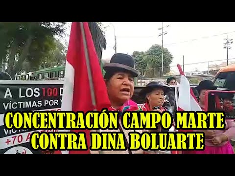 CIENTOS DE MANIFESTANTES SE CONCENTRAN EN AV. SALAVERRY DE LA CAPITAL PERUANA..