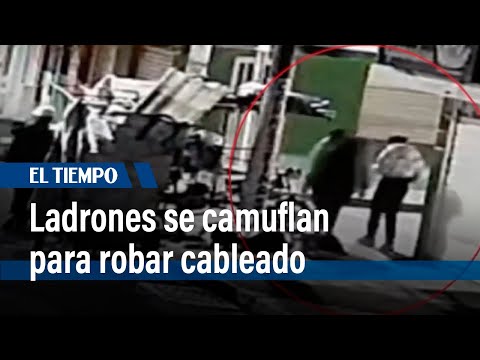 Delincuentes se camuflan como recicladores para robar cableado en Bogotá | El Tiempo