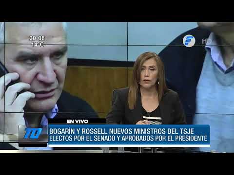 César Rossel y Jorge Bogarín nuevos ministros del TSJE