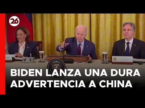 EEUU | Biden advierte sobre las medidas de Beijing en el mar Meridional de China