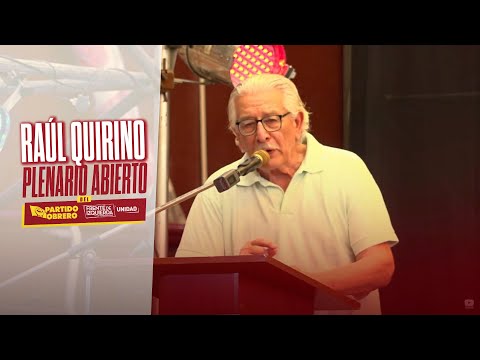 Gran Plenario abierto del Partido Obrero en el FIT-U // Raúl Quirino