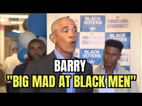 Barry makes a BRIZARRE claim, You Don't Won't A Woman As President to Black Men of America