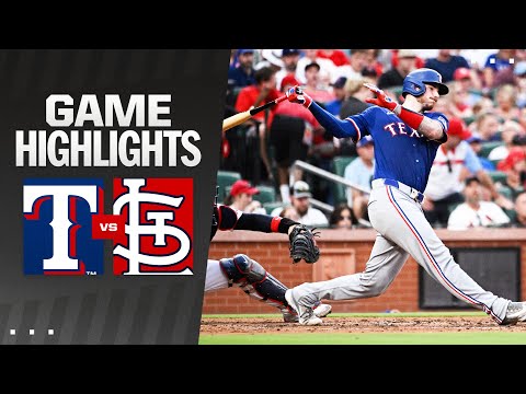 Rangers vs. Cardinals Game Highlights (7/29/24) | MLB Highlights