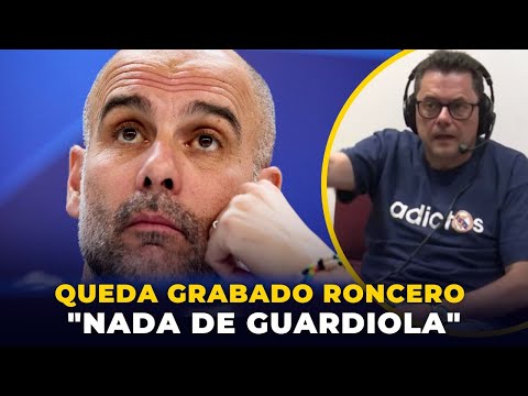 ?? QUEDA GRABADO RONCERO antes del MADRID-CITY: 2-1 hoy y Vinicius MVP; Guardiola NADA DE NADA