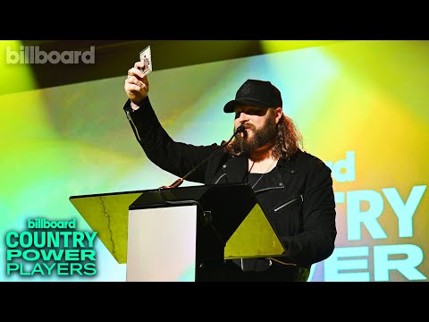 Nate Smith Accepts the Rookie Of The Year Award | Billboard Country Power Players 2024