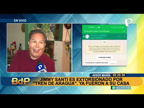 Jimmy Santi denuncia que miembros del Tren de Aragua llegaron hasta su casa para amenazarlo (1/2)