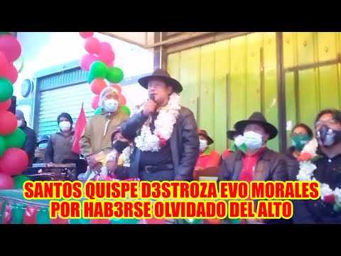 SANTOS QUISPE INAUGURÁ CASA DE CAMPAÑA EN EL DISTRITO 5 ZONA VILLA INGENIO DE LA CIUDAD DEL ALTO...