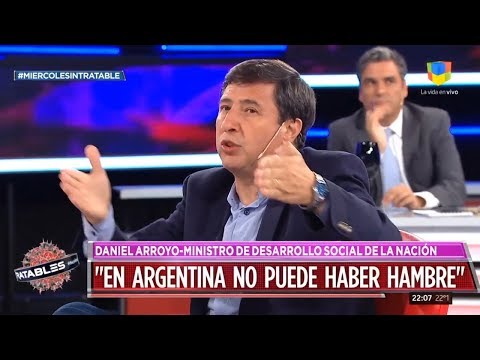 Daniel Arroyo en Intratables: En Argentina no puede haber hambre