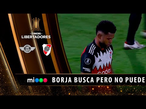 Borja sacó el latigazo y no pudo: a River le cuesta Libertad - Libertadores 2024
