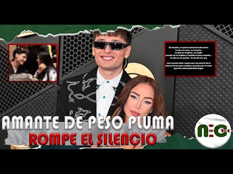 Peso Pluma y su amante confirman romanceNikky Nicole bye