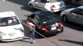 فيديو:إثيوبيون مخالفون يثيرون الفوضى والشغب بشارع الفريان بمنفوحة