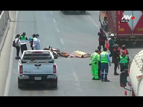 Puente Piedra: Policía muere atropellado tras chocar con un tráiler
