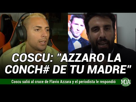 COSCU fue DURÍSIMO con FLAVIO AZZARO tras su presencia en el VIDEO del BALÓN DE ORO