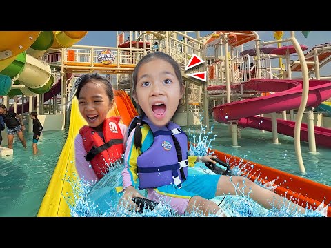 สวนน้ำลอยฟ้า💦ใหญ่ที่สุดในประ