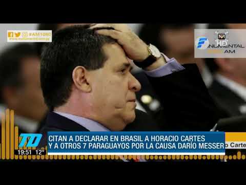 Brasil citó a declarar al expresidente Horacio Cartes
