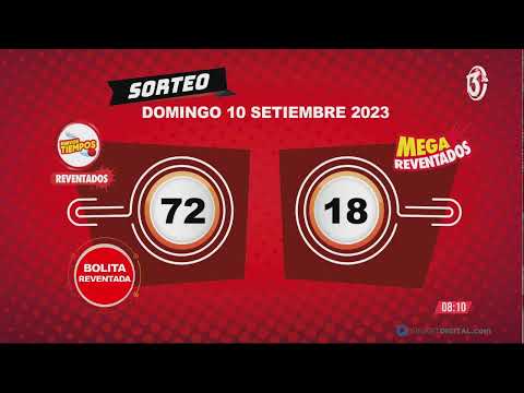 #EnVivo Sorteo de Lotería Nacional 10 setiembre  2023.