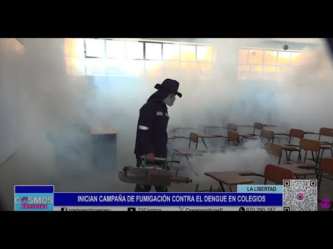 La Libertad: inician campaña de fumigación contra el dengue en colegios