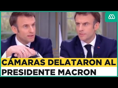Presidente Macron se quitó lujoso reloj en medio de entrevista por manifestaciones en Francia