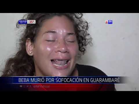 Beba falleció asfixiada en Guarambaré