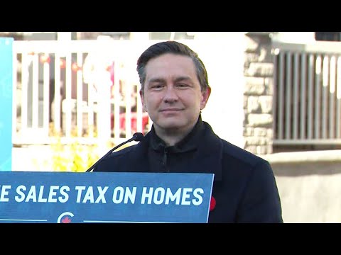 Poilievre promises GST tax cut on homes under $1M if elected