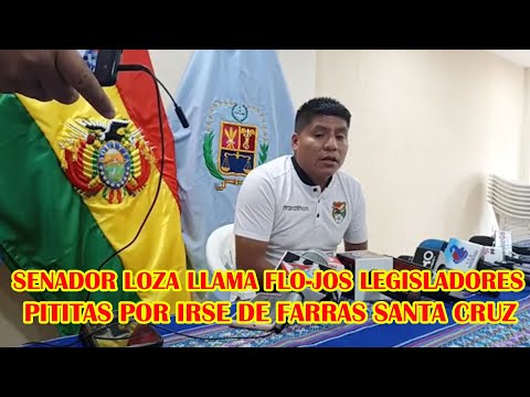 SENADOR LOZA EL MAS-IPSP NO TIENE LA CULP4 DE QUE LEGISLADORES DE CAMACHO SE HALLAN IDO DE FIESTA...