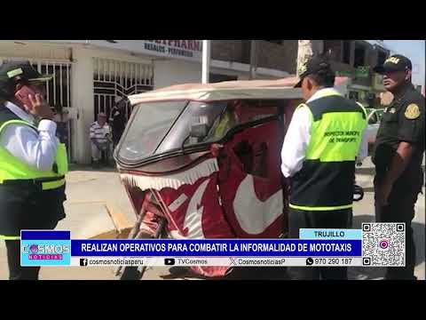 Trujillo: realizan operativos para combatir la informalidad de mototaxis