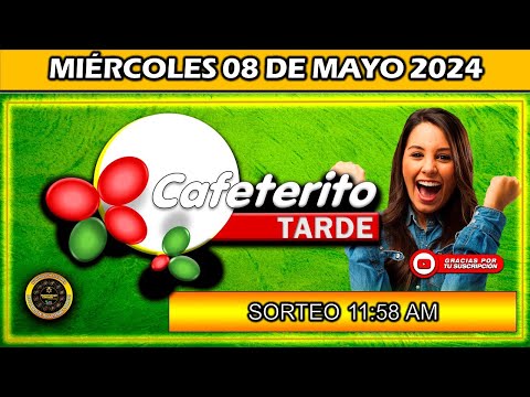 Resultado CAFETERITO DÍA del MIÉRCOLES 08 de Mayo 2024 #cafeteritotarde #cafeteritodia