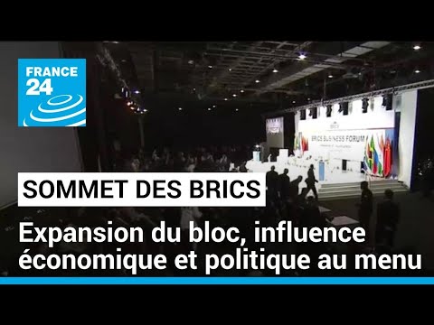 Sommet des Brics : expansion du bloc, influence économique et politique au menu • FRANCE 24
