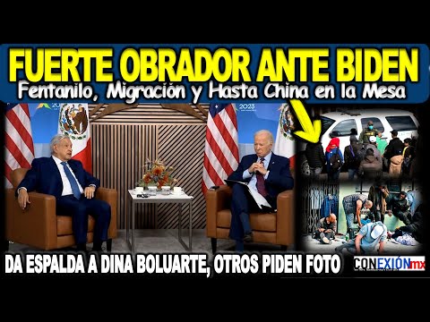 ¡FRENTE A FRENTE! OBRADOR ANTE BIDEN Y NO SE ARRUGÓ, SEÑALÓ LO DE CHINA Y EL FENT4NIL0, MIGRACIÓN