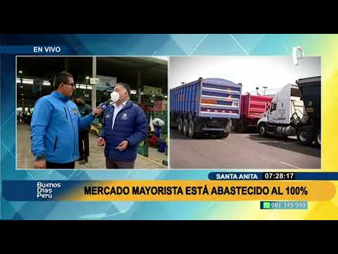 Paro de transportistas: Camiones llegaron con normalidad al Mercado Mayorista de Lima (2/2)