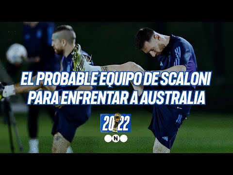 El PROBABLE EQUIPO de  SCALONI para ENFRENTAR a AUSTRALIA - Telefe Noticias