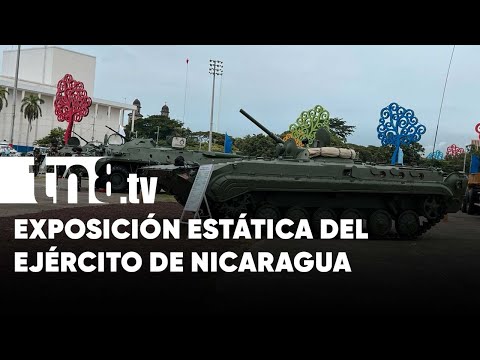 Familias conocen equipos militares del Ejército de Nicaragua