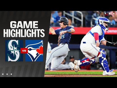 Mariners vs. Blue Jays Game Highlights (4/10/24) | MLB Highlights
