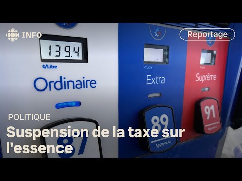 Suspension de la taxe sur l'essence jusqu'en fin d'année