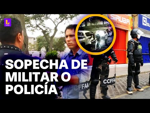 Robo de camioneta a policía SJL: Podría tratarse de un policía o militar por sus movimientos