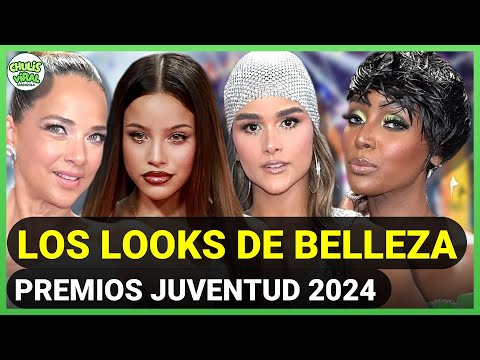 Los MEJORES LOOKS DE BELLEZA en Premios Juventud 2024