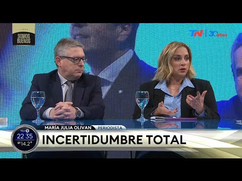 INCERTIDUMBRE TOTAL I Jorge Liotti y María Julia Oliván en SOMOS BUENOS