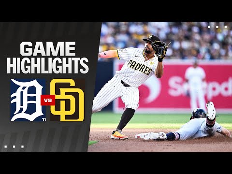 Tigers vs. Padres Game Highlights (9/2/24) | MLB Highlights