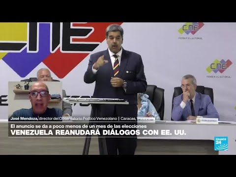 José Mendoza: 'Cualquier acuerdo con EE. UU. es fundamental para la economía de Venezuela'